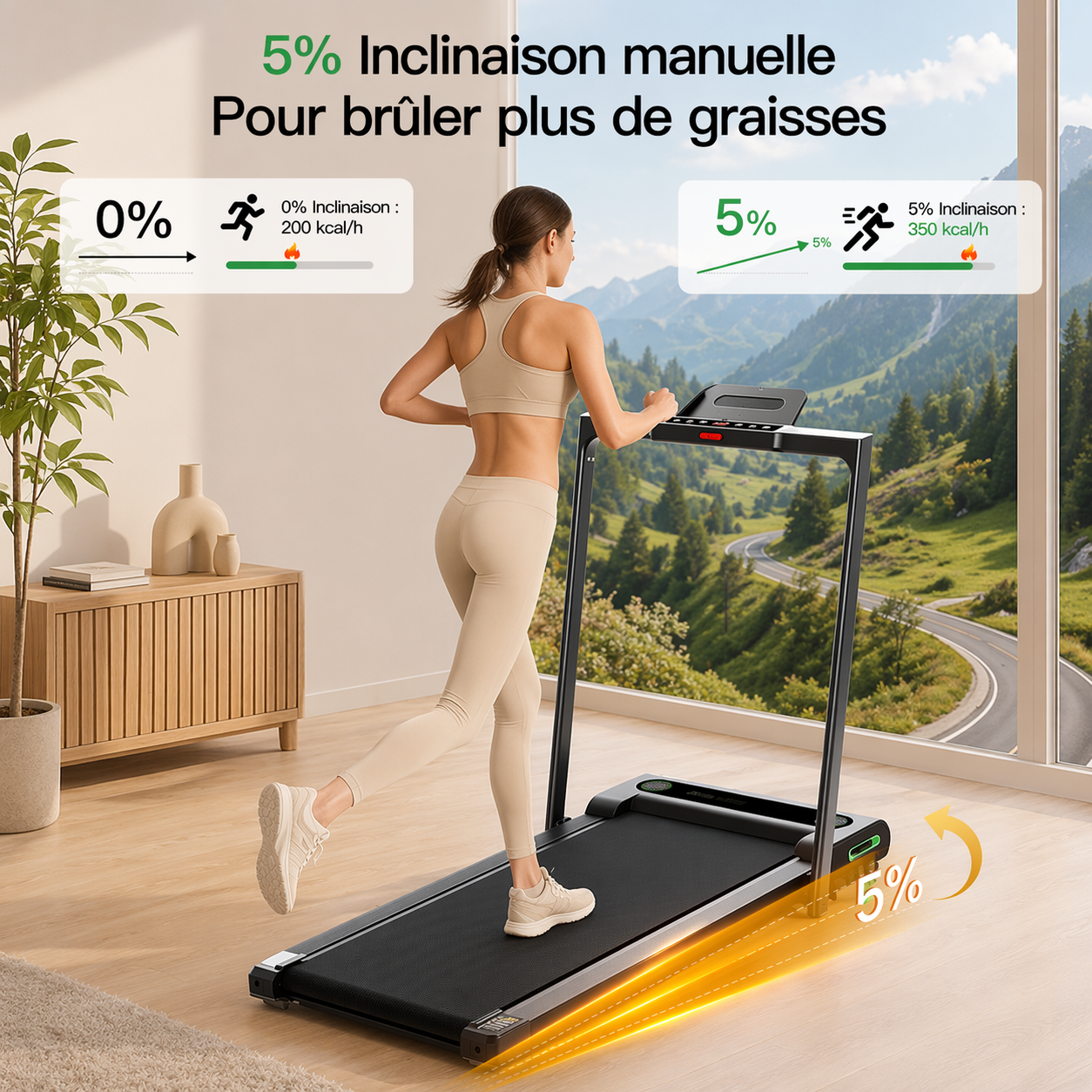 Tapis de course AKLUER 480 L-B