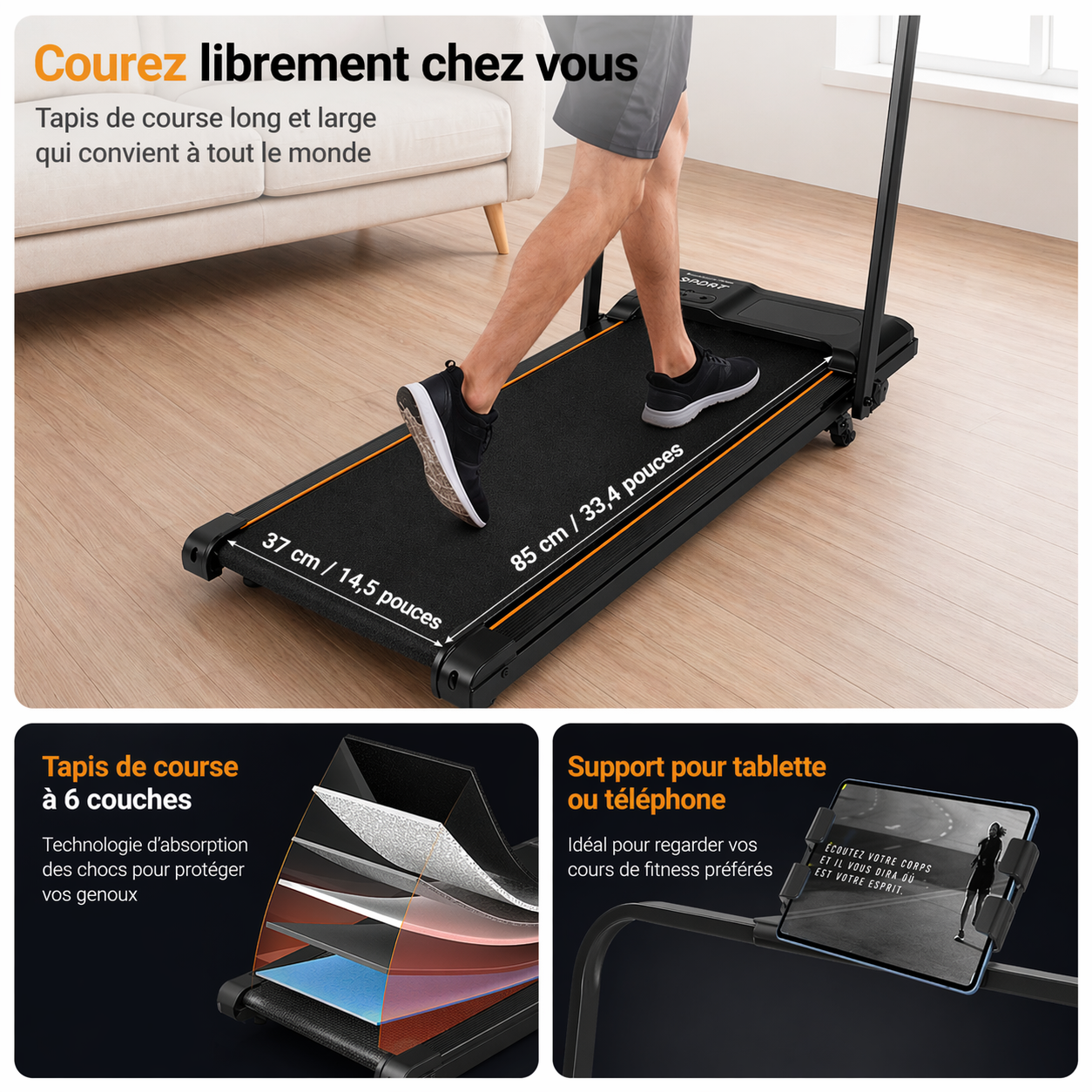 Tapis de course URBAN CORNERS